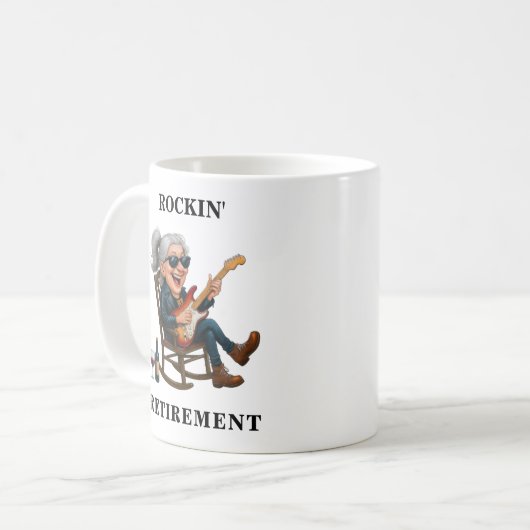 Mug Funny Woman Retirement (Devant gauche)