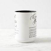 Mug Funny Work Bestie Nom personnalisé Définition (Centre)