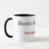 Mug Funny World's Greatest Father Participation Award  (Gauche)