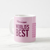Mug Funny World's Meilleur FORMATEUR PERSONNEL S2 (Devant gauche)