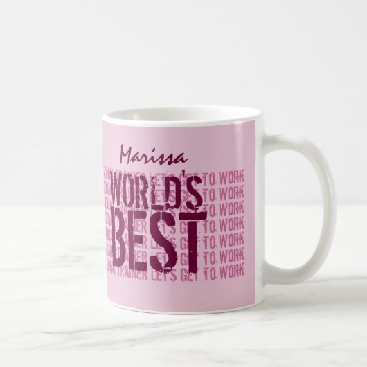 Mug Funny World's Meilleur FORMATEUR PERSONNEL S2 (Droite)