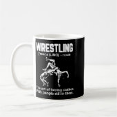 Mug Funny Wrestling Definition The Art Of Folding Clot (Gauche)