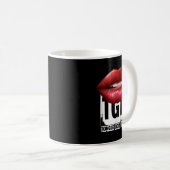 Mug Funny Y Quote Tgif Tongue Goes In First (Devant droit)