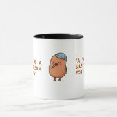 Mug Funny yawn designed trendy  (Centre)