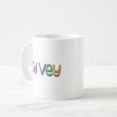 Mug Funny Yiddish Phrase - Oy Vey, cadeau de vacances  (Devant gauche)