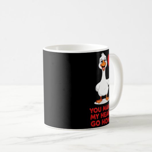 Mug Funny You Make My Heart Go Honk Matching Valentine (Devant droit)