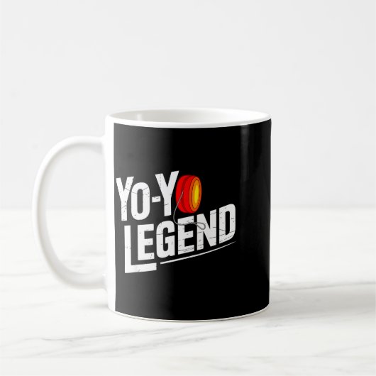 Mug Funny Yoyo Player Legend Yo-yo Performer (Gauche)