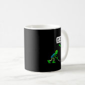 Mug Funny Zombie Don't Roll Your Eyes At Me  (Devant droit)