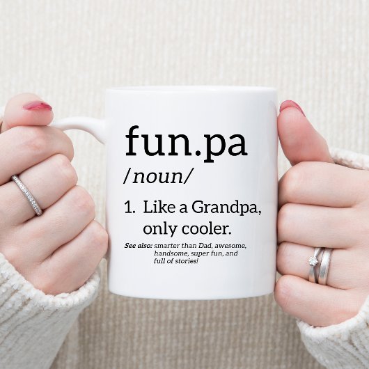 Mug Funpa Comme Un Grand-Père Seulement Glacière