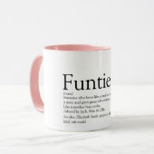 Mug Funtie Tante Définition Dire Drôle (Devant gauche)