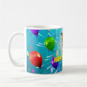 Mug Funy Tiger Party Balloon Explosion Anniversaire (Gauche)