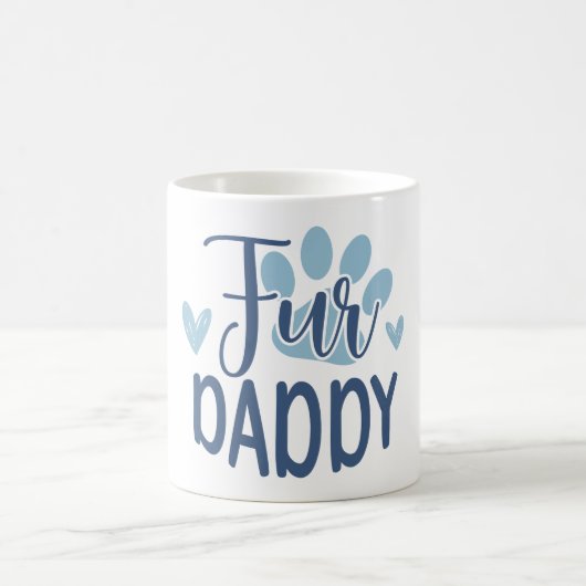 Mug Fur Daddy Funny Fête des pères Cadeau (Centre)