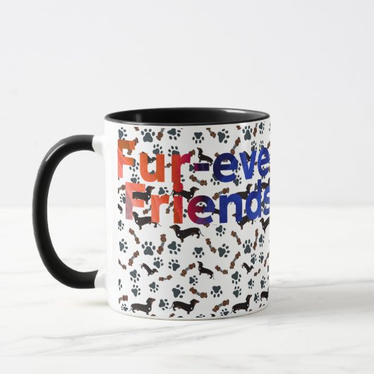 Mug Fur-Ever Friends  (Gauche)