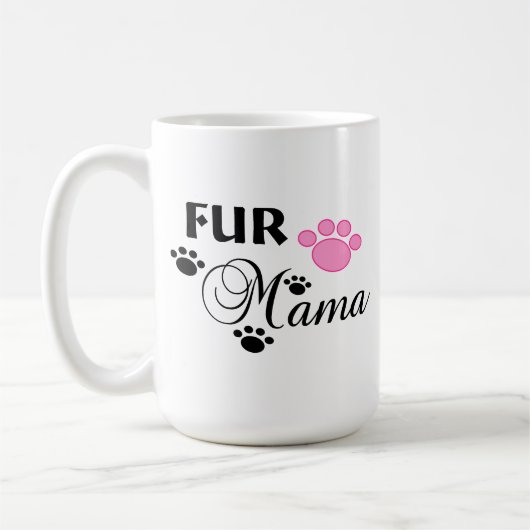 Mug Fur Mama Avec Musique Rose Paw (Gauche)