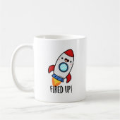 Mug Furée Funny Rocket Pun (Gauche)
