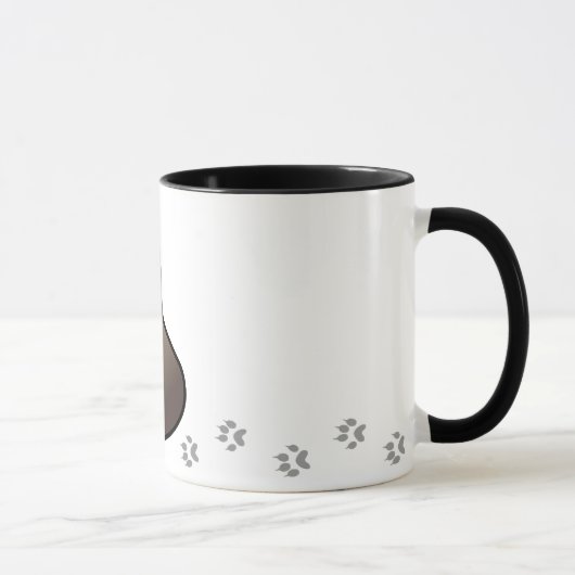Mug Furet de bande dessinée (Droite)