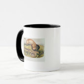 Mug furet Noir-aux pieds (Devant gauche)