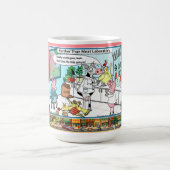 Mug Further Than Meat | Humour Satirique Classique (Centre)