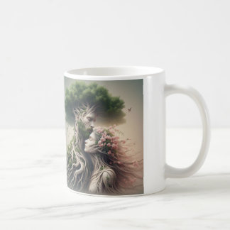 Mug fusão homem e natureza