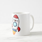 Mug Fusée Kawaii (Devant droit)