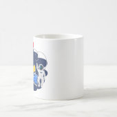 Mug Fusée spatiale et astronaute amusants (Centre)