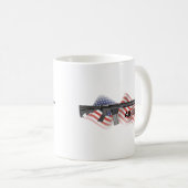 Mug Fusil semi-automatique AR-15 patriotique (Devant droit)