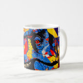 Mug Fusion de T-rex Dinosaur sauvage (Devant droit)