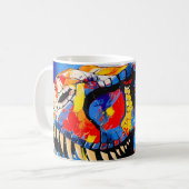 Mug Fusion de T-rex Dinosaur sauvage (Devant gauche)