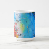Mug Fusion d'encre bleue (Centre)