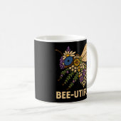 Mug Fusion florale abeille (Devant droit)
