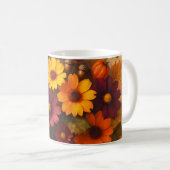 Mug Fusion florale d'automne (Devant droit)