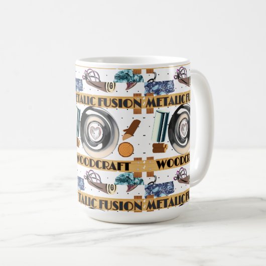 Mug Fusion métallique (Devant droit)