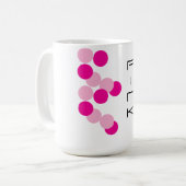 Mug Fusion rose harmonieuse (Devant gauche)