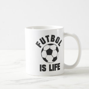 Mug Futbol est la vie - Vêtements de football