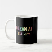 Mug Futur amusant Clean Af Est 2025 Grilling Propre Pr (Gauche)