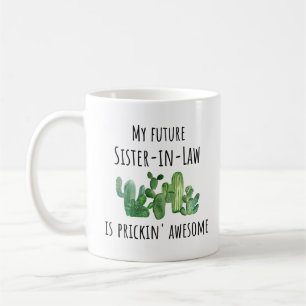 Mug Futur Amusant Nouvelle Soeur En Droit Idée Cadeau
