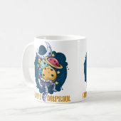 Mug Futur astronaute conçu pour un astronaute expert A (Devant gauche)
