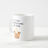 Mug Futur auteur de la meilleure vente personnalisée M (Devant gauche)