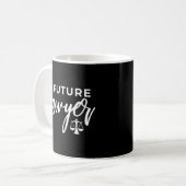 Mug Futur avocat droit École de droit Diplôme étudiant (Devant gauche)