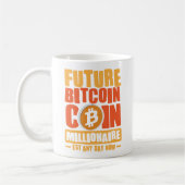 Mug Futur BITCOIN Coin Millionaire, Est N'Importe Quel (Gauche)