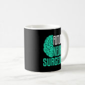 Mug Futur cadeau pour les résidents de neurochirurgien (Devant droit)