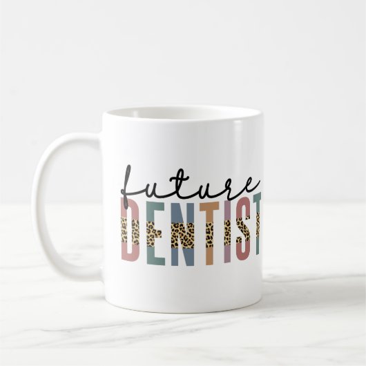 Mug Futur Dentiste Étudiant Dentaire En Formation (Gauche)