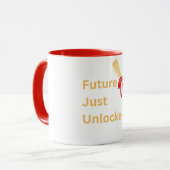 Mug Futur Déverrouillé Scroll Mens (Devant gauche)