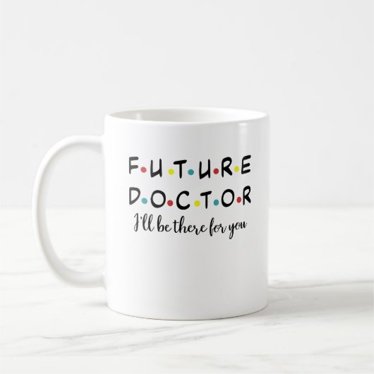 Mug Futur Docteur, Funky Médicale School Student  (Gauche)