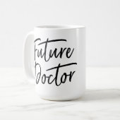 Mug Futur docteur manuscrit (Devant gauche)