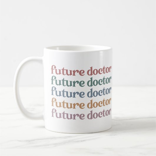 Mug Futur Docteur Médicale école Cadeau étudiant (Gauche)