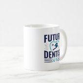 Mug Futur étudiant de l'école dentaire dentiste (Devant droit)
