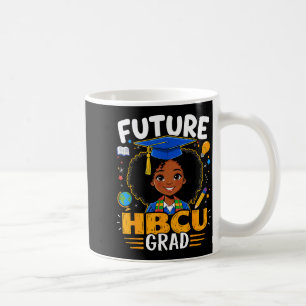 Mug Futur étudiant diplômé Hbcu Enfants Fille noire Af