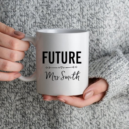 Mug Futur Fête de mariage nuptiale de Mme Bachelorette