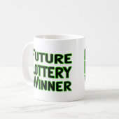 Mug Futur gagnant de loterie (Devant gauche)